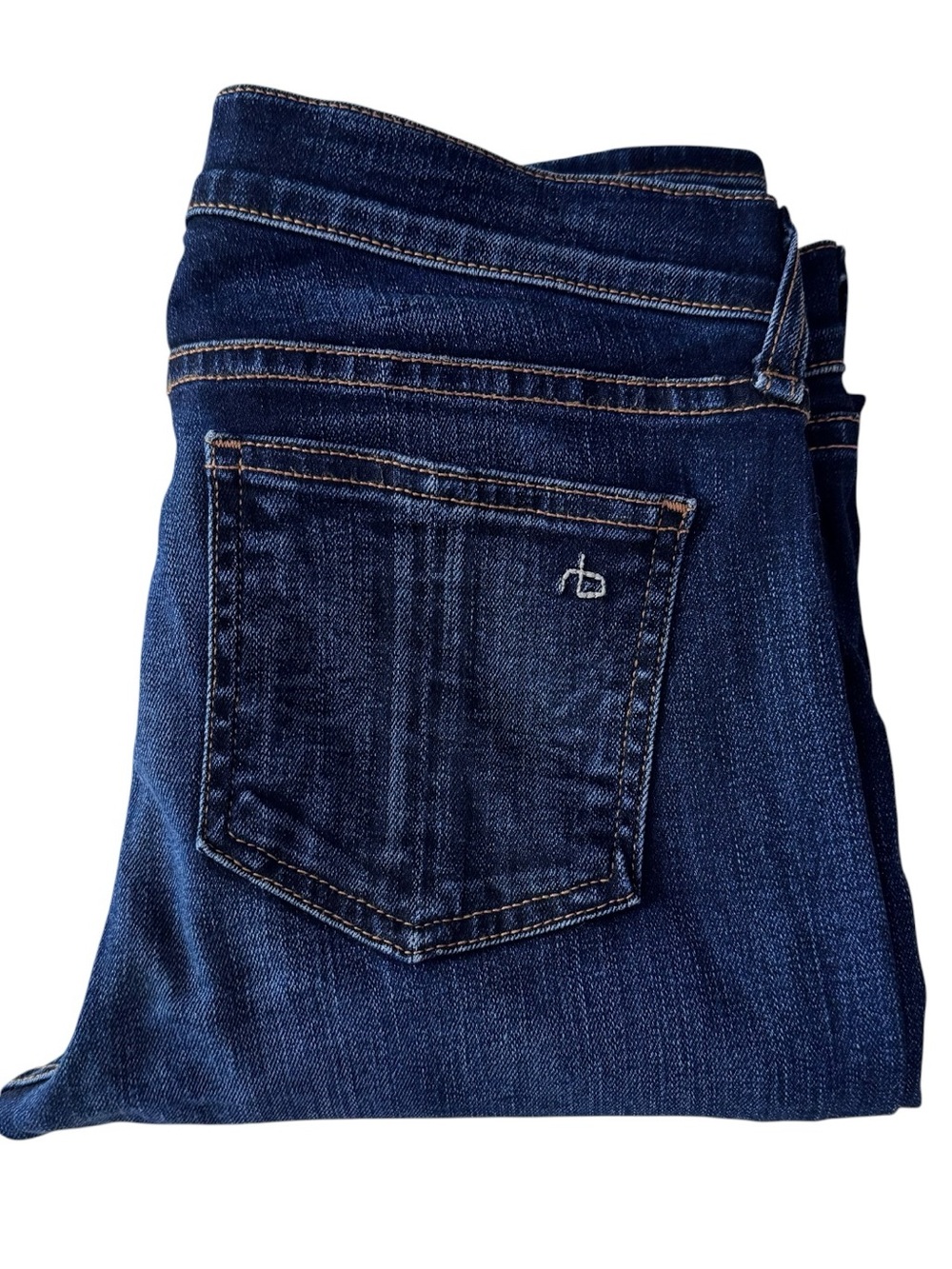 rag & bone Low Rise Skinny Stretch Jeans Dark Wash Woodford